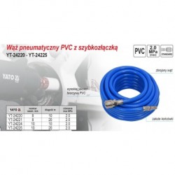 Wąż pneumatyczny PVC z szybkozłączką